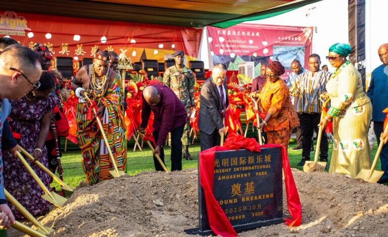 Chinese Company Begins Construction of Amusement Park in Ghana