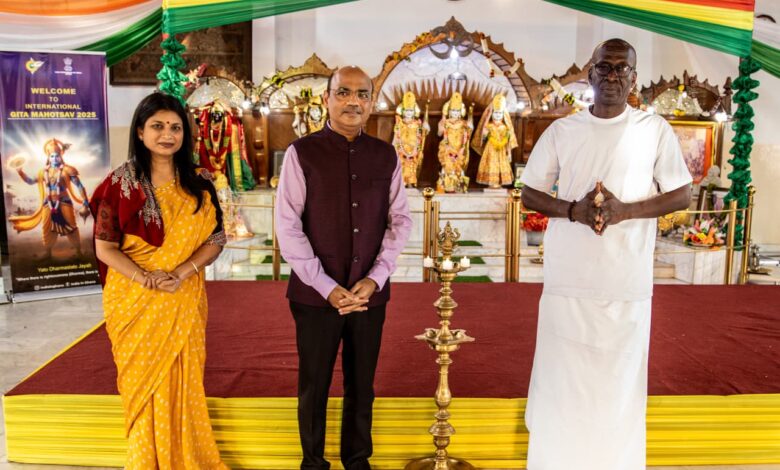 India High Commission Marks Int'l Gita Mahotsav in Accra, Celebrating Universal Teachings of Peace and Duty